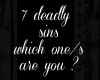 7 Sins Vanity