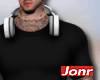 Black T-shirt + Headset