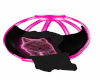 Pink Wolf Kissing Chair