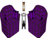 Purple Tartan Duo Chairs