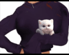 Purple Sweater Kitten