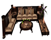 Wood Couch w/Poses
