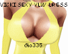 [Gi]VICKI SEXY YLW DRESS