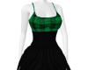 {TR} Green & Black Dress