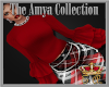 Amya Red Ruffle Sweater