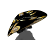 BLK GOLD HAT