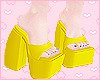 Block Heels Yellow
