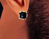 (M) Black Gold Earrings