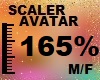 165 % AVATAR SCALER M/F