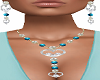 Heart Necklace - Blue