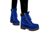 blue suade boots