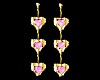 3 Hearts Pink Diamonds