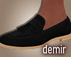 [D] Chelsia black loafer