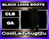 BLACK LONG BOOTS