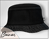 [Bw] Black Bucket Hat