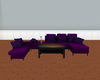 purple romantic sofa