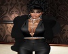 Fur Hood Down Black