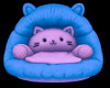 Cozy Cat Chair Blue