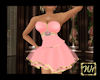 Pink n gold party dress