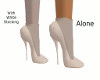 White Heel for Stockings