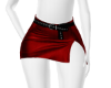 Red Leather Skirt RL