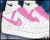 White x Pink LV 1's