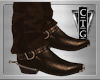 CTG BROWN LEATHER-SPURS
