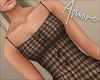 $ Plaid Autumn Dress  L