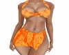 Orange Flower Skirt RL