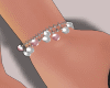 E* Pink Pearl Anklet