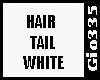 [Gio]HAIR TAIL WHITE