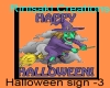 Halloween Sign - 3