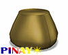 Gold Leather Stool