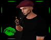 Flat Cap - Maroon