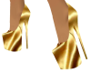 Gold Satin Dress Heels