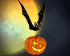 Deco Pumpkin With a Bat