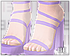 R. My cute heels lilac