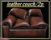 Tavern Leather Couch/2p.
