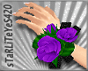 *Purple Rose Corsage L*