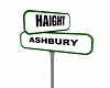 Haight Ashbury St. Sign