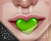 !D! Mouth Heart Green