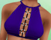 Ring Halter Top-Purple