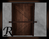 Country Wood Barred Door
