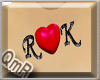 [qmr] R LOVE K  NECKLACE