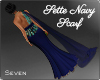 !7 Sette Navy Scarf Tail
