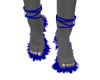 Shredded Blue heels