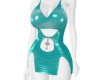 3/11 mini dress RLL cyan