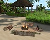 Beach relect fire place