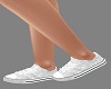 !R! White Low Top Tennis