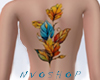 Fall Leaves Back Tattoo